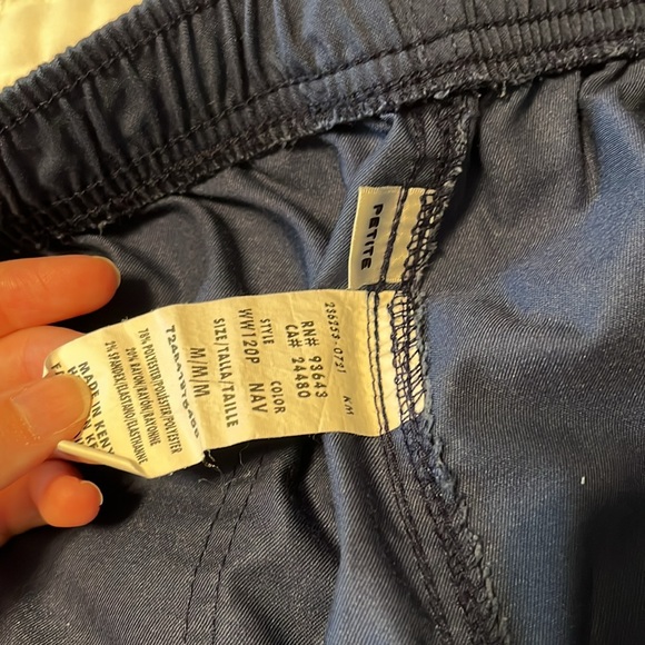 Women’s navy Cherokee scrub bottoms - Picture 2 of 3